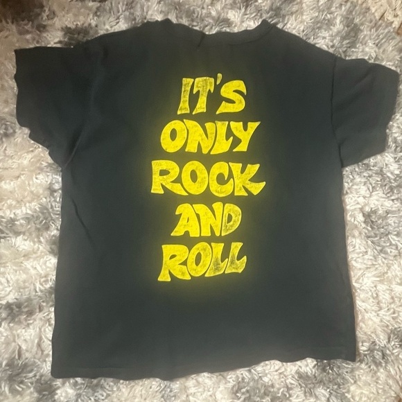 Daydreamer Rolling Stones band tee Medium Graphic Girlfriend Cotton TShirt Black - Picture 7 of 9